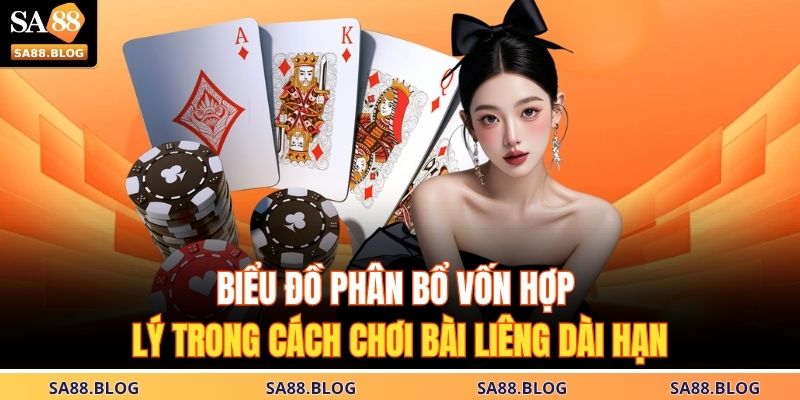 Biểu đồ phân bổ vốn hợp lý trong cách chơi bài liêng dài hạn
